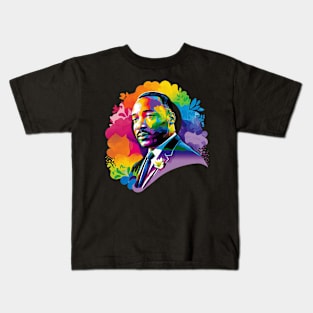 Martin Luther King Retro Design Kids T-Shirt